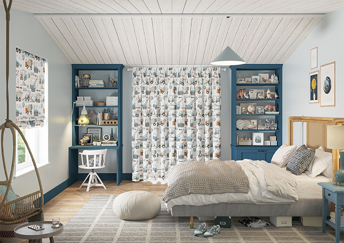 Tinker Town, Berry Burst - Made to Measure Curtains - Image 15